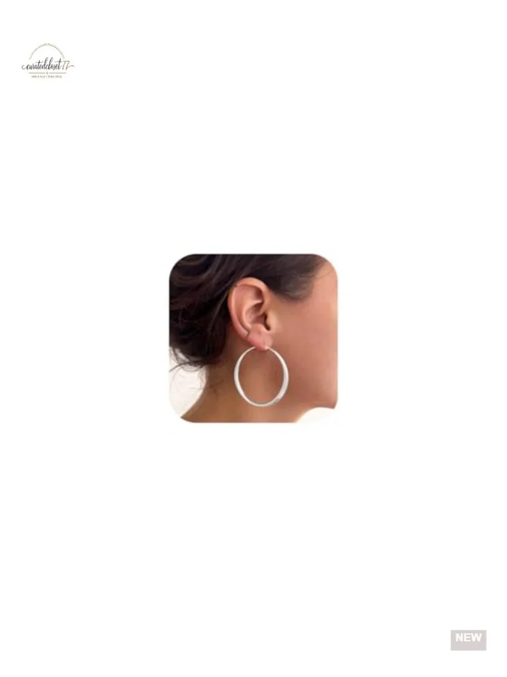 30mm Lightweight Hypoallergenic Sterling Silver Hoop Earrings